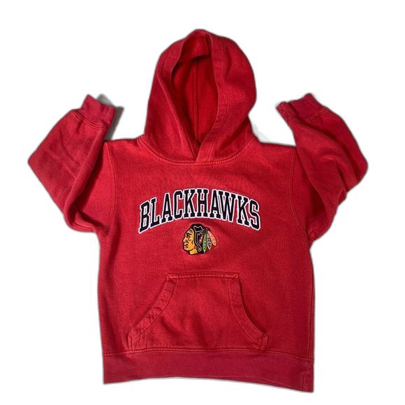 chicago blackhawks youth pullover hoodie vintage my nhl hockey small - Picture 1 of 8